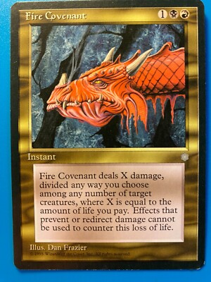 MTG 1x Fire Covenant Ice Age Legacy Magic the Gathering Card x1 NM
