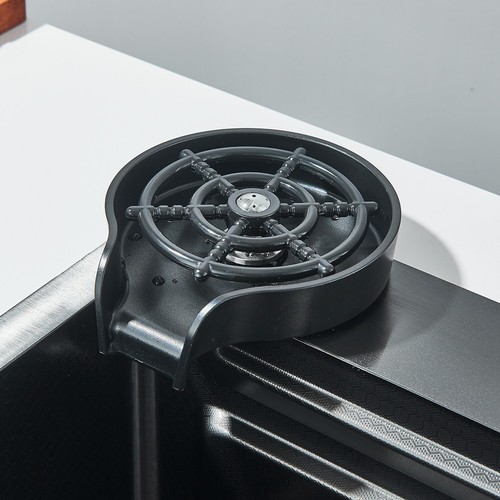 Multi Purpose Kitchen Sink Stainless Steel Single Bowl Waterfall Kitchen Faucet - Picture 13 of 14