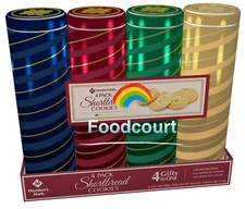 Member's Mark European 4-Pack Tin Shortbread Cookies 56.4 oz 