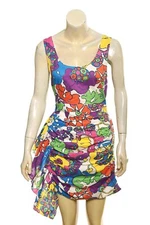 Rhode Resort Tilda Dress S 6 Women's Casual Printed Sleeveless Short NEW 41090