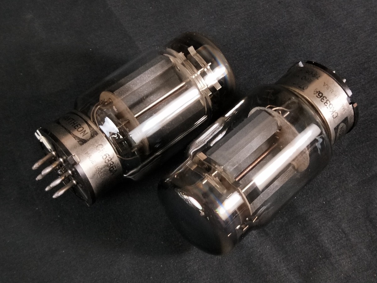 Raytheon CK6336A Vacuum tube pair In Excellent Working