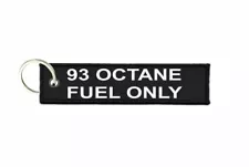 Keychain key ring Biker car motorcycles 93 octane fuel only r1