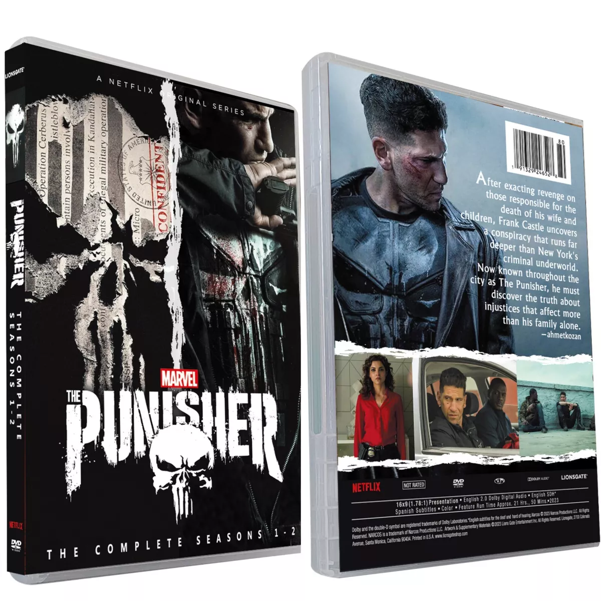 The Punisher Complete Series 1-2 (6-Disc DVD)