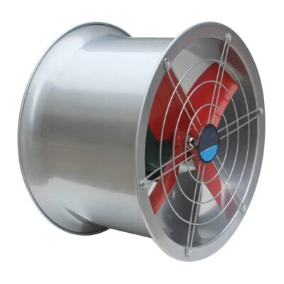 PREASION 20'' Explosion-Proof Axial Fan 220V Cylinder Pipe Fan Warehouse Exhaust Fan 370W