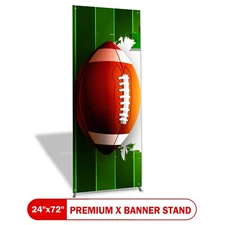 NEW PREMIUM X-Banner Stand Adjustable from 24"x63" to 30"x72"with Carrying Bag