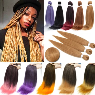 ELAILITE Hair Haarverlängerung Zum Flechten 26" LANG EZ Braids Handmade Jumbo Braiding DE