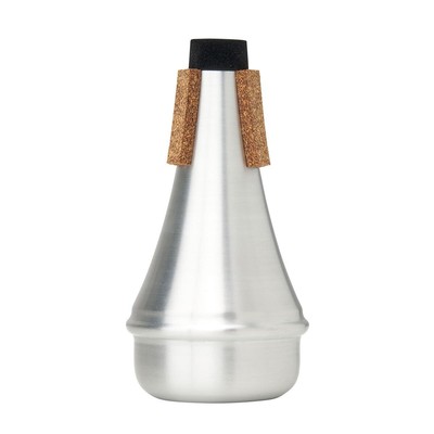 Trumpet Straight Mute, Aluminum, Slim Profile (AM100), Silver