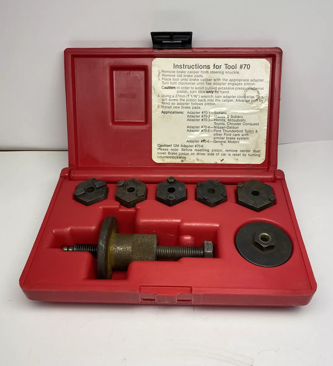 Mac tools disc store brake caliper set