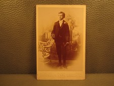 Victorian Antique Cabinet Card Photo of Young Boy, Child, Kid