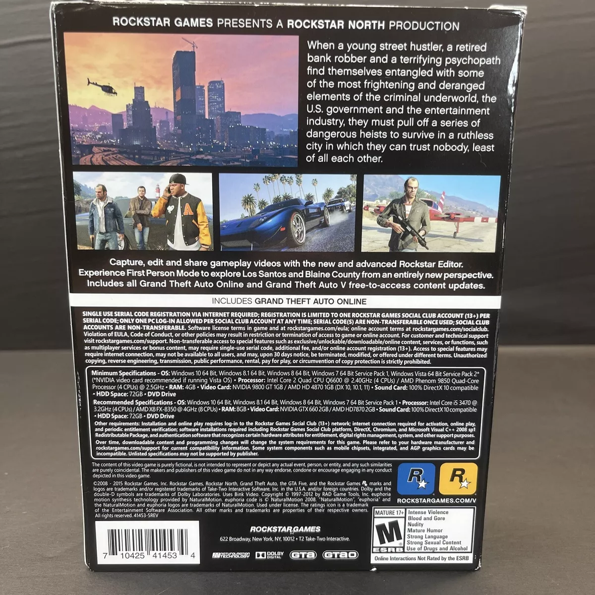 Preços baixos em Grand Theft Auto V PC Região LIVRE Video Games