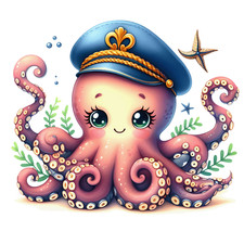 Wandtattoo Aufkleber Octopus Wandaufkleber 18X18 cm Groß