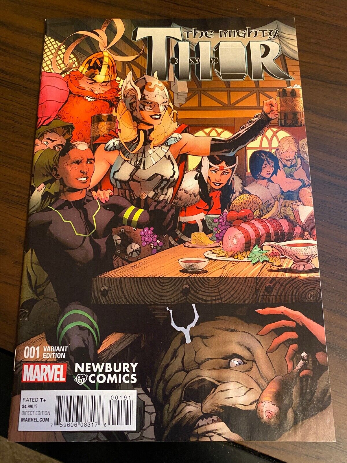 The Mighty Thor #1 Newbury Comics Variant 2016 🗝️