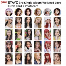 StayC 3rd Single Album We Need Love Official Photocard Circle Card KPOP K-POP