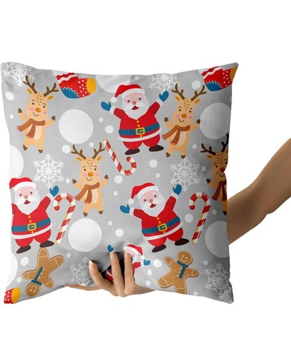 weihnachten kissenbezüge 18x18 set - Bild 4 von 7