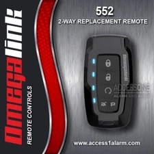 NEW Omega 552 OmegaLink 5-Button 2-Way Remote Control TBQT12-SS2W