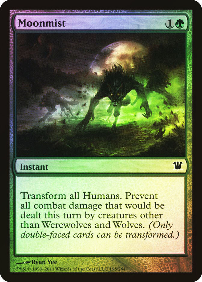MTG FOIL Moonmist - Innistrad #195 | eBay