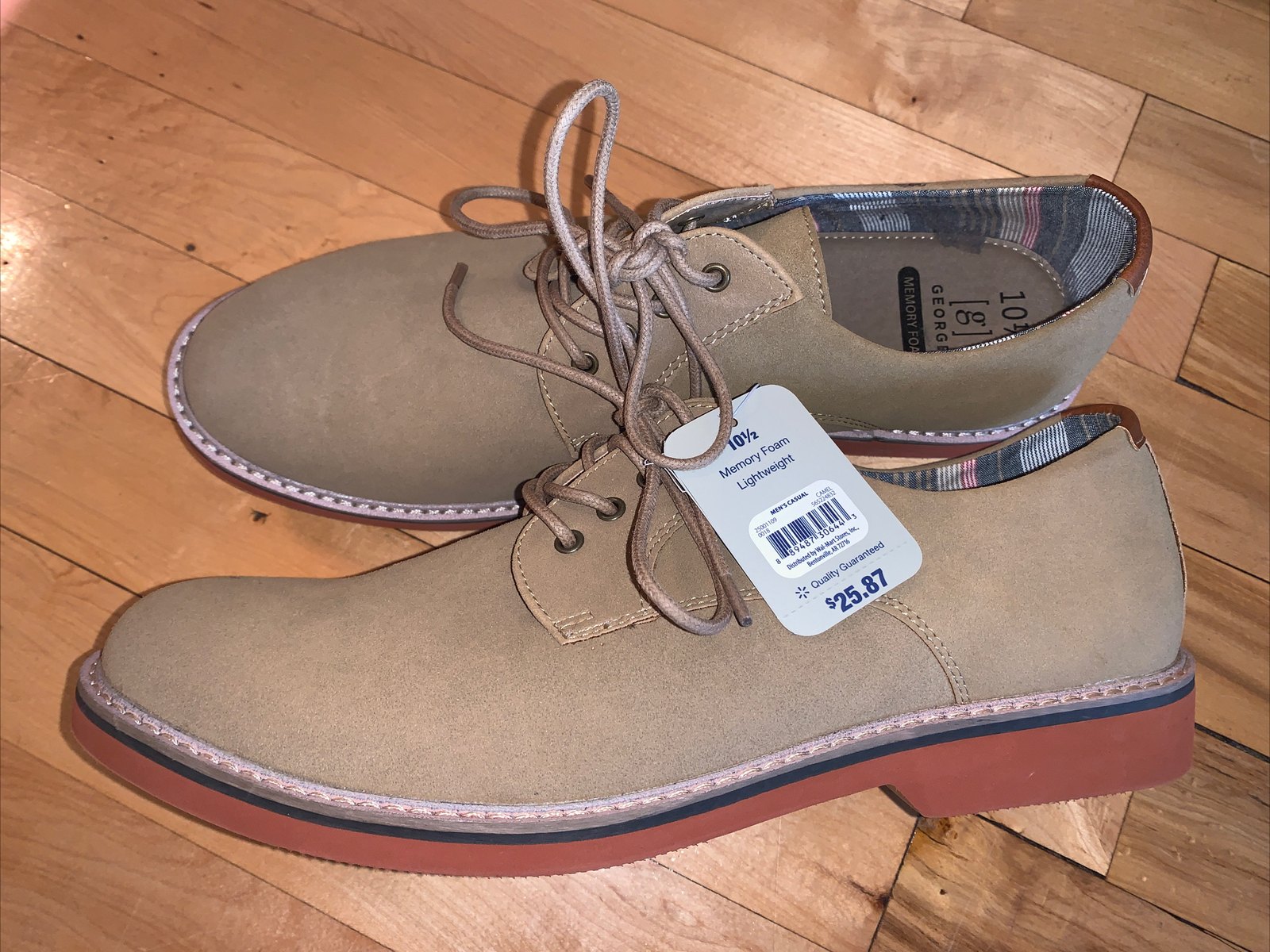 george memory foam shoes walmart