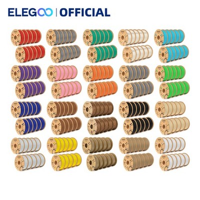 10KG ELEGOO PLA 3D Drucker Filament 1.75mm PLA 10KG 1KG/ROLL No Knots schwarz
