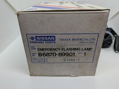 NISSAN Emergency Flashing Lamp B6870-89901 Genuine Parts w/ box