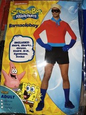 BarnacleBoy Mens Costume Med. Spirit Halloween in Bag SpongeBob Squarepants