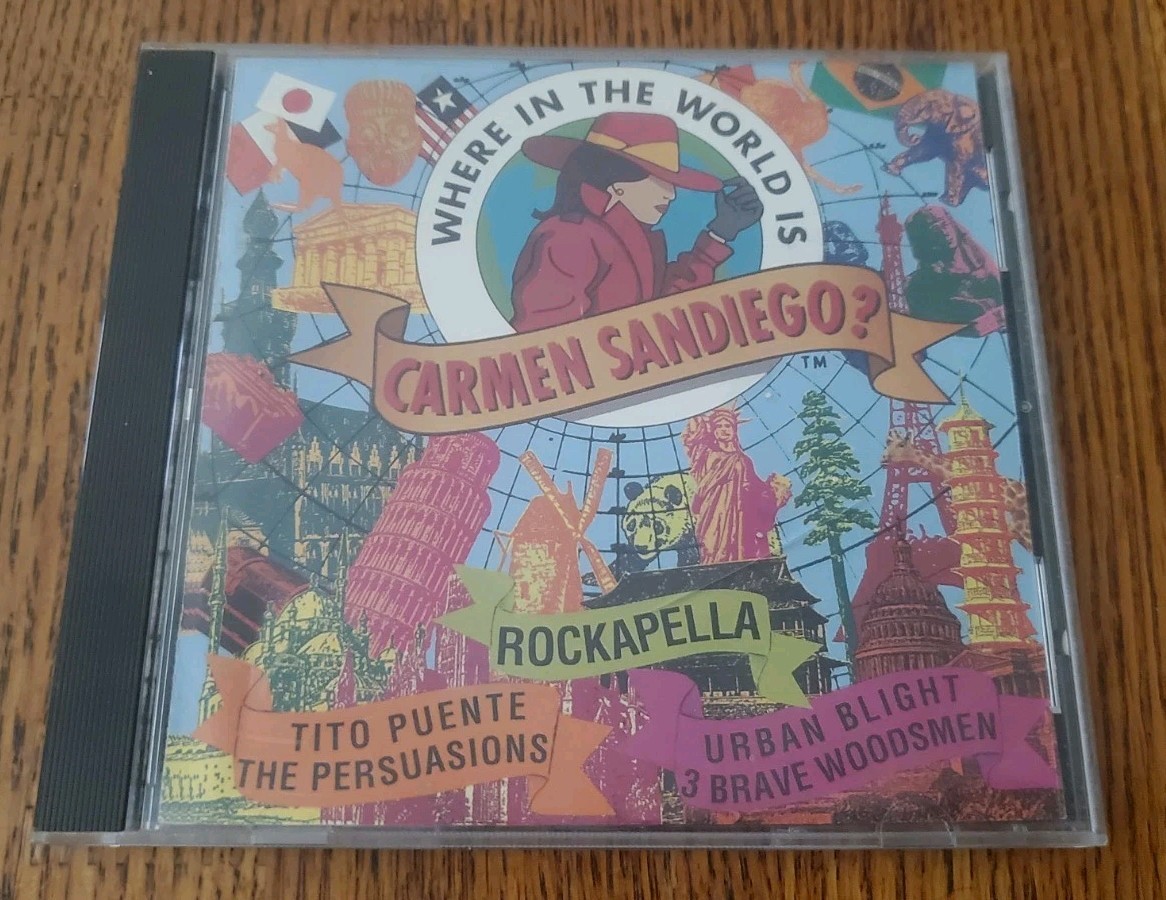 Where in the World Is Carmen Sandiego? Original Soundtrack CD 1992