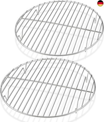 HaWare Round Cooling Rack, Set of 2, 100% Stainless Steel Cake Rack, Cooling