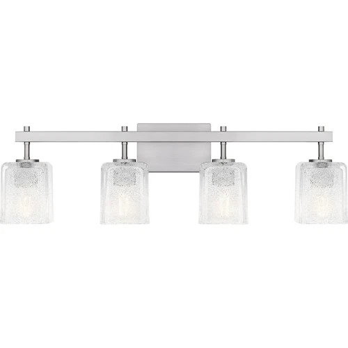 Brushed Nickel  Bathroom Vanity Light from the Brenthouse Collection - Picture 1 of 5