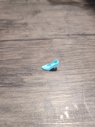 Vintage Barbie Blue Closed Toe HTF Super SPIKE Single Heel Shoe 1960 Japan