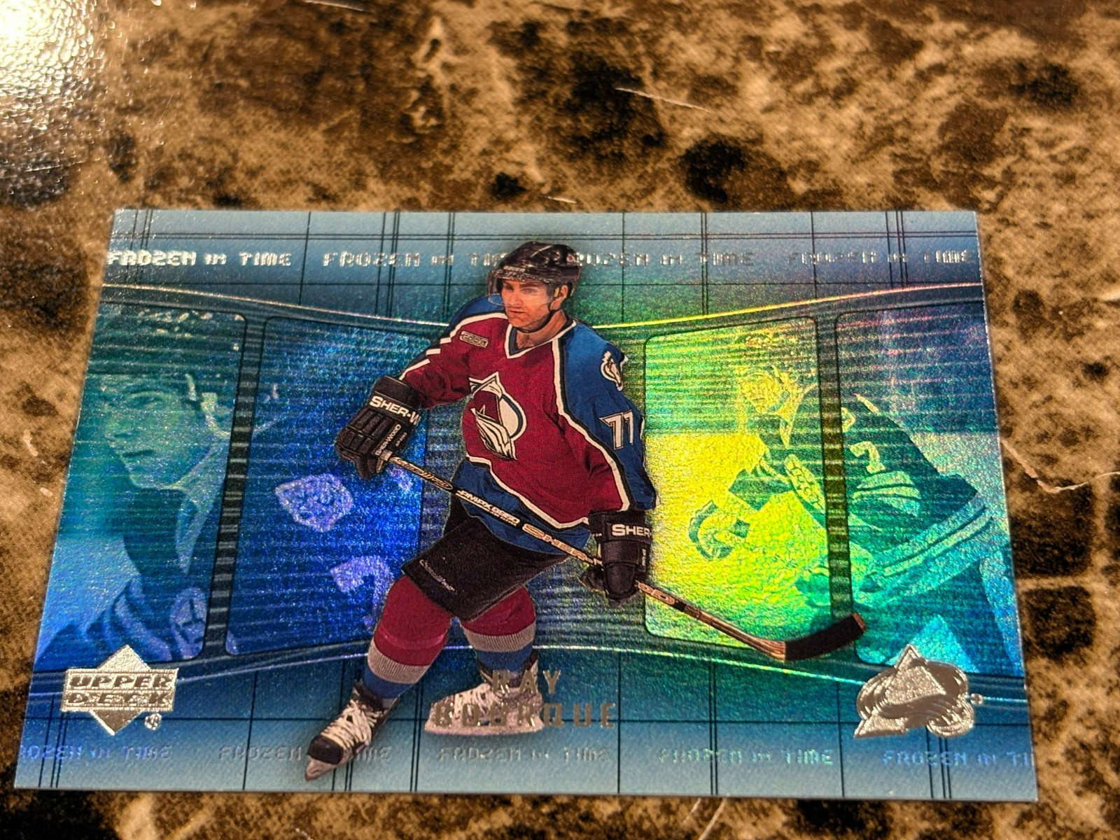 RAY BOURQUE 2000-01 Upper Deck Frozen In Time #FT2 Avalanche