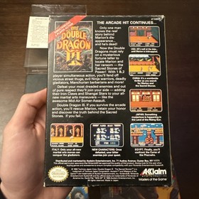 Double Dragon III (Nintendo NES) Complete W Reg & Poster - Tested - Authentic