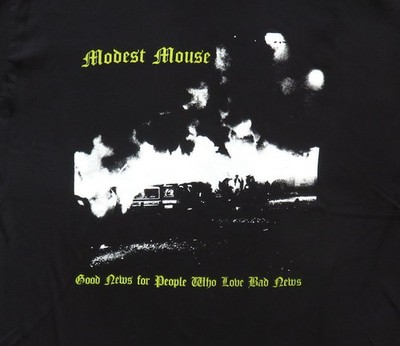 Modest Mouse T Shirt Concert Tour Good News Dead Kennedys Parody