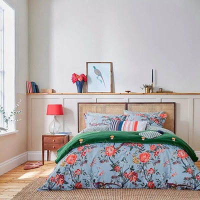 Joules Chinoise Blumen Bettbezug Set