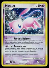 Pokemon Card Secret Wonders Mew 15/132 Rare Holo Bleed DOUBLE SWIRL! on eBay