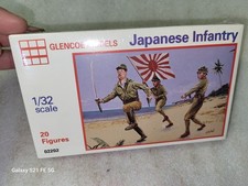 Glencoe Models WW II Japanese Infantry Soldier Figures 1/32 02202