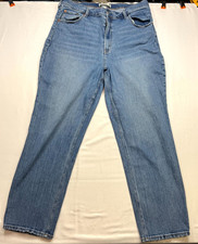 Abercrombie Fitch The Ankle Straight Ultra High Rise Jeans Womens Size 33/16