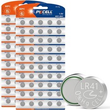100Pcs LR41 AG3 392 192 384 LR736 1.5V Button Cell for Sound Books, Toys Battery