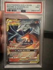 Pokémon TCG Reshiram & Charizard GX Holo Card 20/214 Unbroken Bonds PSA 9