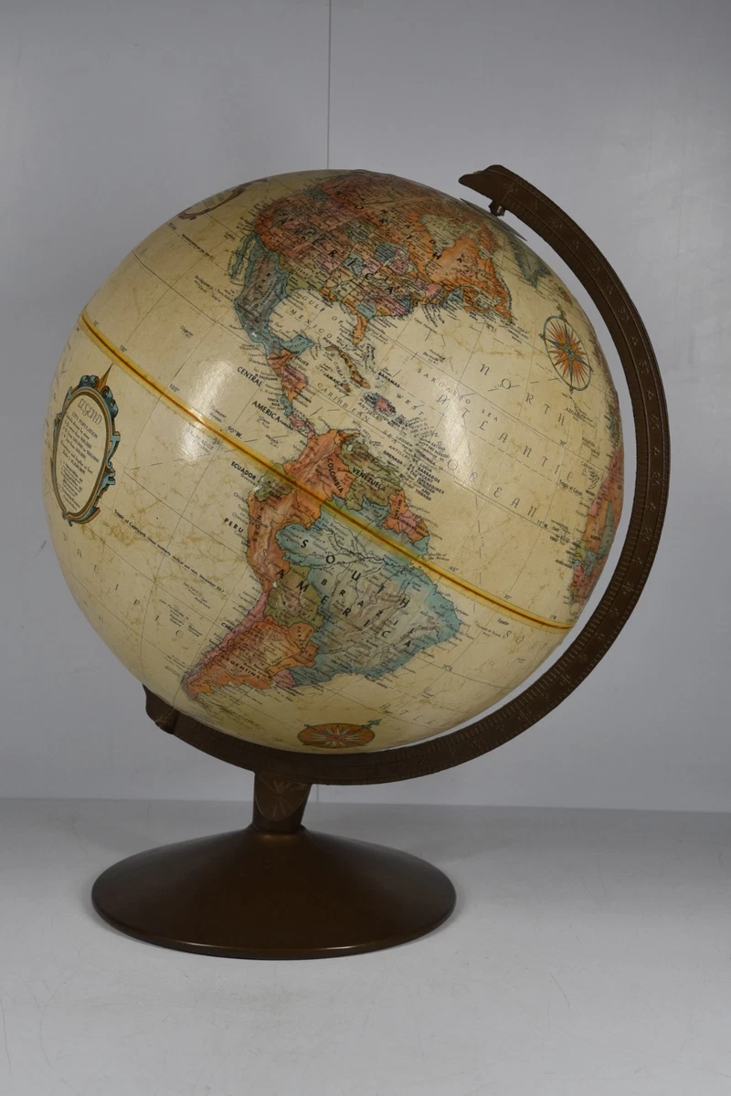 Replogle 9 to 12in. Inches Diameter Antique World Worlds Globes