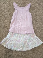 Girls Outfit. Size 8. Jumping Beans Brand. Tank Top  Skort. Purple