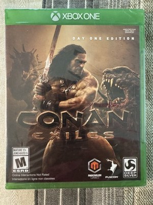SEALED Conan Exiles: Day One Edition (Xbox One, 2018) Brand New w/ Minor Tear!