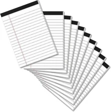 8 Pack Legal Pads 4x6 Inch 30 Sheets Mini Lined Paper Pads for Office Supplie