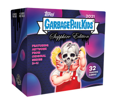 2021 TOPPS CHROME SAPPHIRE EDITION GARBAGE PAIL KIDS 3/4 GPK HOBBY BOX Brand New
