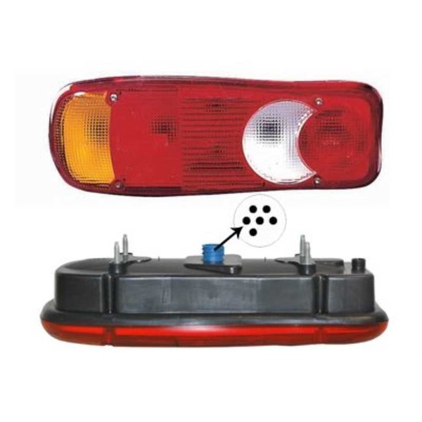 RüCkleuchte Heckleuchte Links FüR Fiat Ducato Pritsche/Fahrgestell 250 250_-image