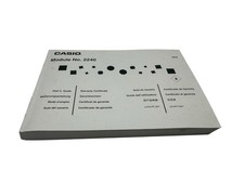 Manual ONLY for Casio 2240 PAT-2GP Pathfinder...