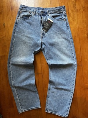 Levi s 50 s Straight Premium Big E Jeans Men Light Wash  33x30