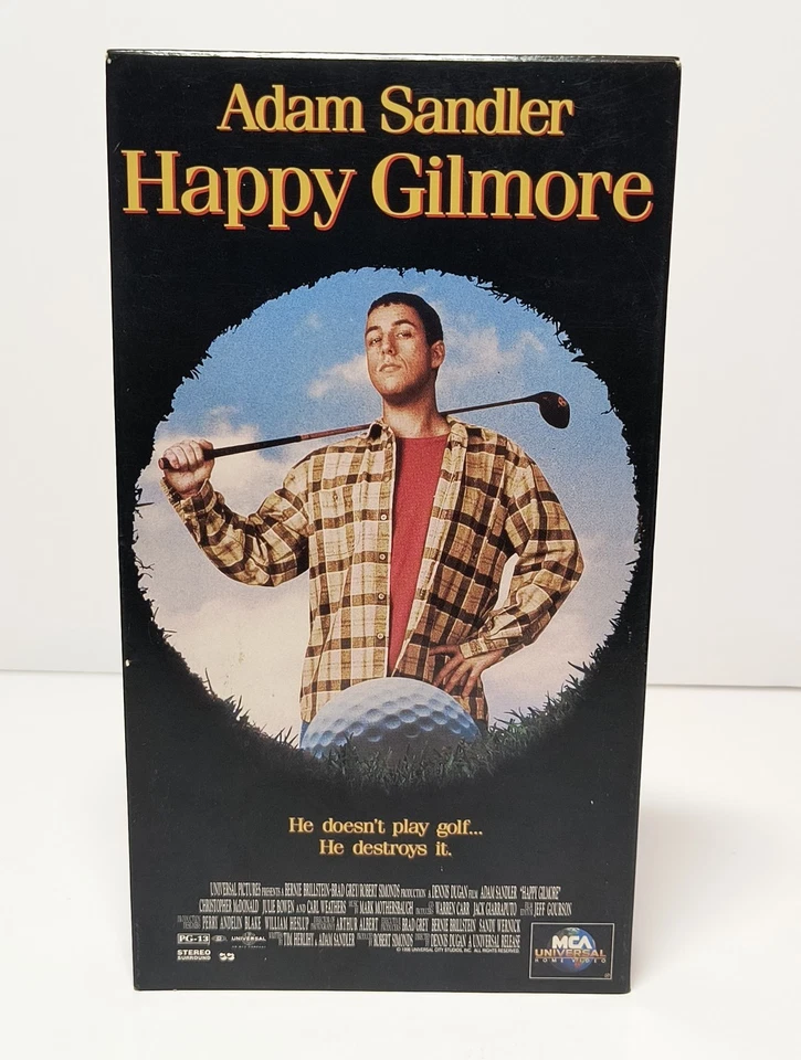 Happy Gilmore VHS 1996 Adam Sandler Vintage Tested VG+ - Image 2 of 4