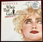 MADONNA WHO'S THAT GIRL RECORD SEALED CRYSTAL CLEAR VINYL PROMO HYPE STICKER LP