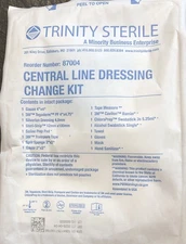 Complete Sterile Dressing Change Kit.  (lot of 5 )  5 Packs