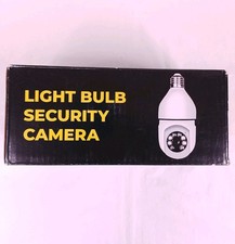 WiFi Light Bulb Security Camera 360 Smart Home Surveillance Cam - Open Box