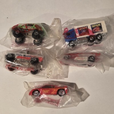 Vintage Hot Wheels 1994 5 Hormel Foods Promo Spam Dinty Moore Sealed Complete